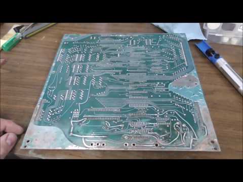 Extreme Corrosion Repair & PCB Hackery - Stern's 1977 Stingray Pinball Machine