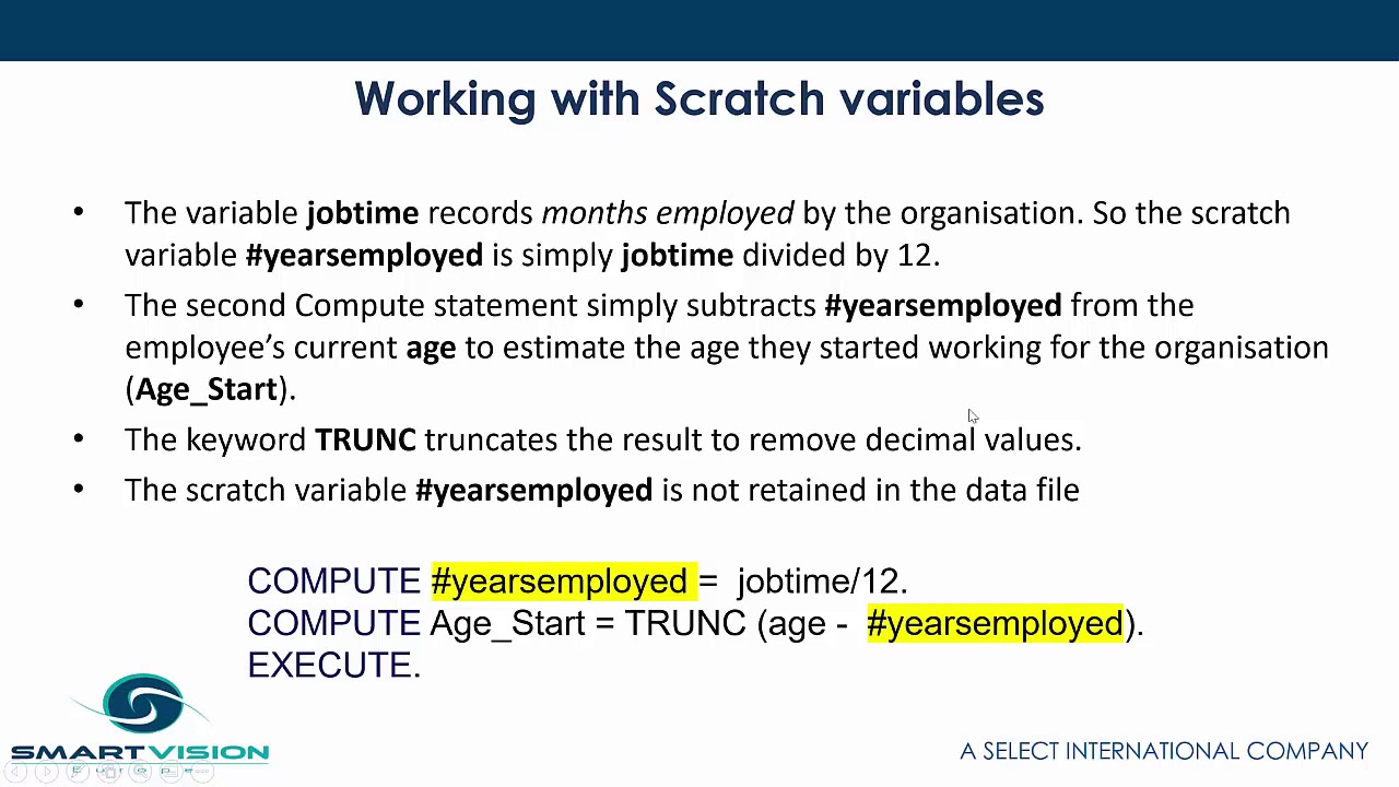 Getting Started With SPSS Syntax Part 4
