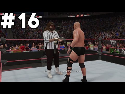 WWE 2K16 2K Showcase Austin 3:16 Walkthrough Part 16 - Stone Cold vs The Rock WrestleMania 15