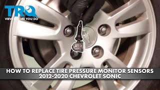How to Replace Tire Pressure Monitor Sensor 2012-2020 Chevrolet Sonic