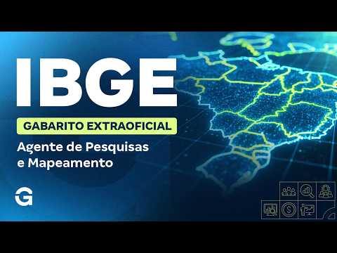 Concurso IBGE | Gabarito Extraoficial: Agente de Pesquisas e Mapeamento