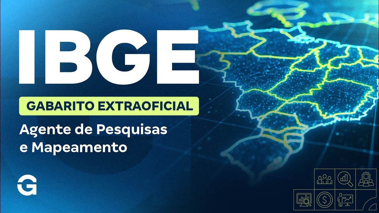 Concurso IBGE | Gabarito Extraoficial: Agente de Pesquisas e Mapeamento