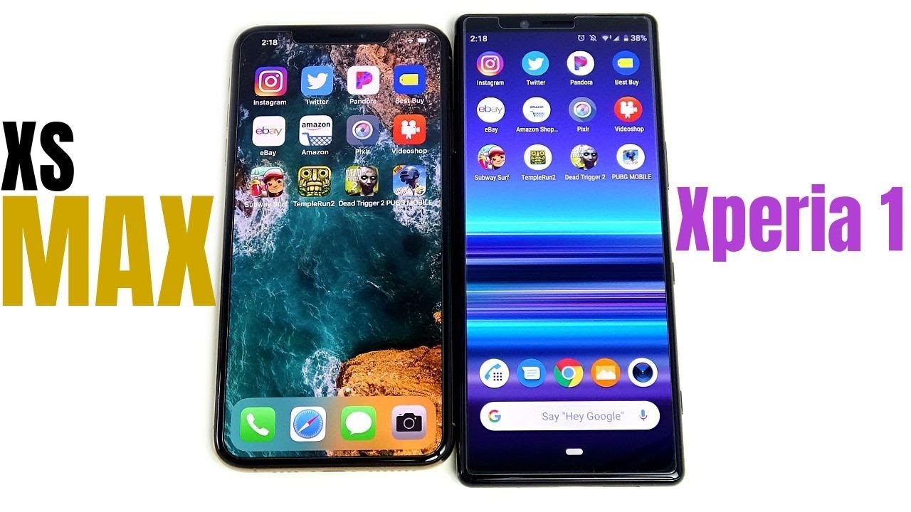 iPhone XS Max vs Xperia 1 Speed Test!