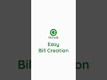 Easy Bill Creation with OkCredit demo