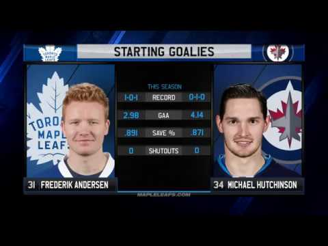 Maple Leafs Game Preview: Toronto at Winnipeg - October 19, 2016