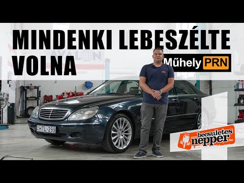 Először nem merte megmutatni, aztán... – Mercedes-Benz S500 (W220) – 2000 –MűhelyPRN 322.