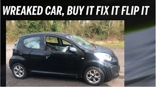 I bought a wrecked car from copart / flipping cars Uk #flippingcars #rebuild  #dreamcar