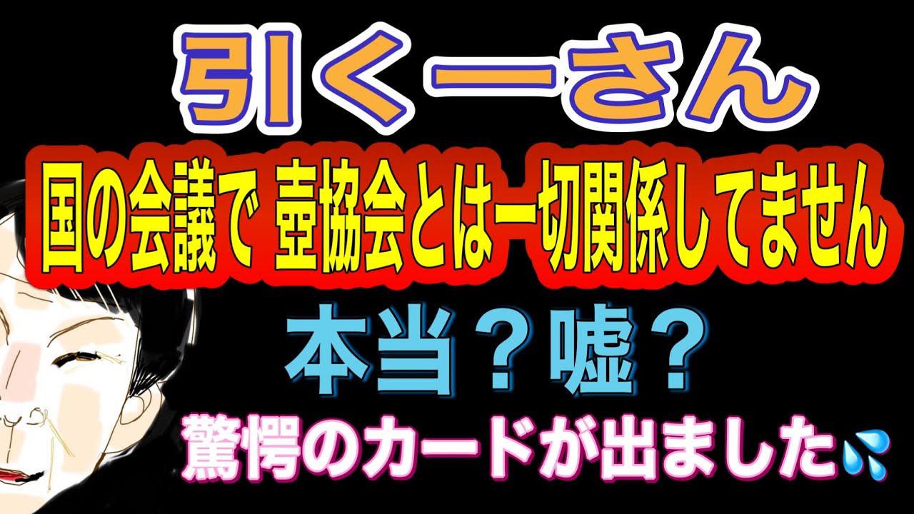 【タロット占い】壺市川さん‼️国の会議で‼️壺協会とは一切関係ありません‼️本当❓嘘❓