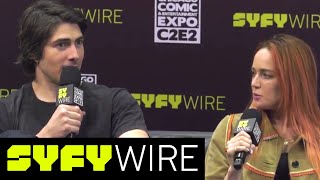 DC&#39;s Legends Of Tomorrow&#39;s Brandon Routh, Caity Lotz, Dominic Purcell | C2E2 | SYFY WIRE