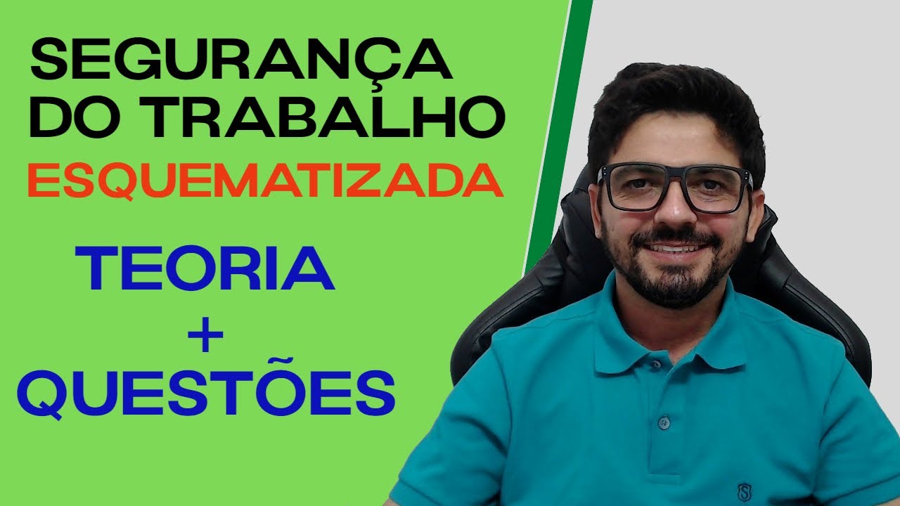 Segurança do Trabalho Esquematizada! NR 03 - Teoria + Questões