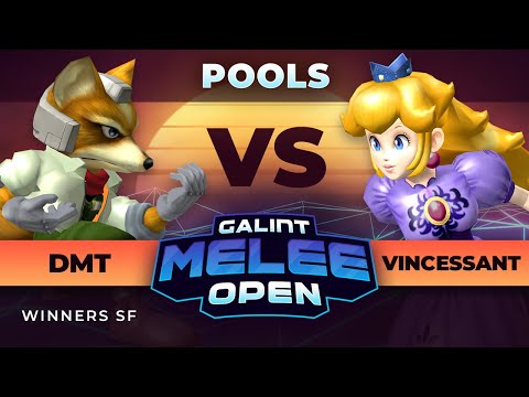 DMT (Fox) Vs. Vincessant (Peach)  - Pools - Galint Melee Open: Summer 2021