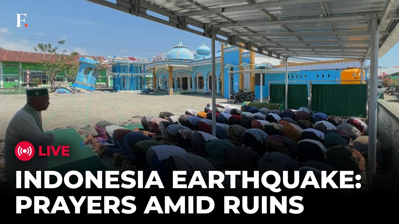 Indonesia Earthquake LIVE: Survivors Pray Outside Mosque Destroyed in 7.7 Earthquake