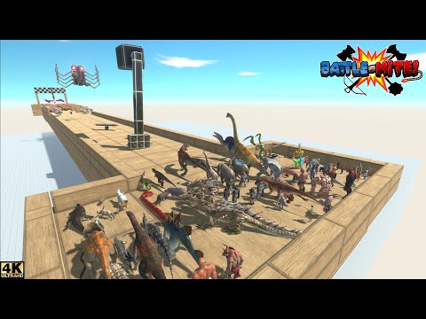 RACE TO THE FINISH | OBSTACLE COURSE | ANIMAL REVOLT BATTLE SIMULATOR | ARBS