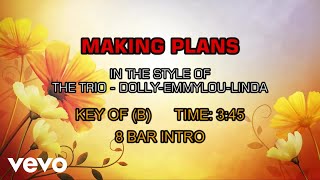 Dolly Parton, Emmylou Harris &amp; Linda Ronstadt - Making Plans (Karaoke)
