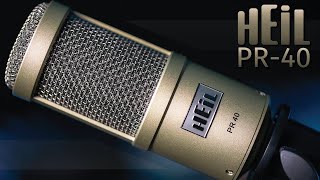 Video thumbnail for HEiL PR-40 Dynamic Broadcast Microphone Review / Test by Audio Hotline