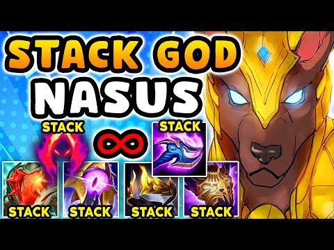 NASUS BUT I ABUSE EVERY STACKING ITEM AND SCALE INFINITELY (STACK GOD NASUS)