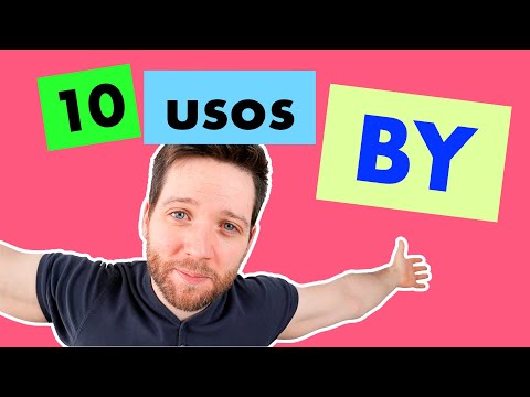 10 usos de BY (en, para, por, junto a...) | Preposiciones en inglés