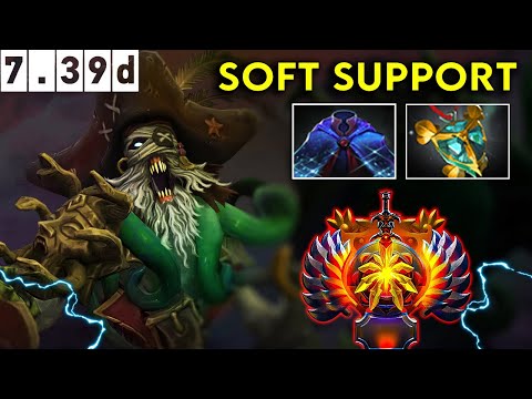 Undying Immortal Soft Support - Dota 2 Patch 7.39d Pro Pub Gameplay