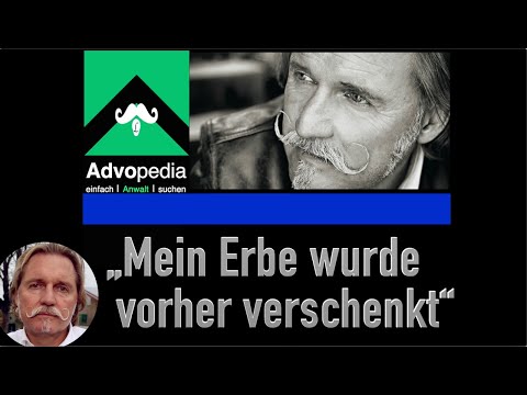 Kein Erbe mehr da, weil vorher alles an andere Personen verschenkt wurde?⎪Frag halt den Lenßen