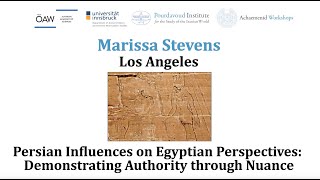 Persian Influences on Egyptian Perspectives: Demonstrating Authority through Nuance