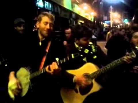 CC Smugglers Outside Barrowland - Guerilla Gig