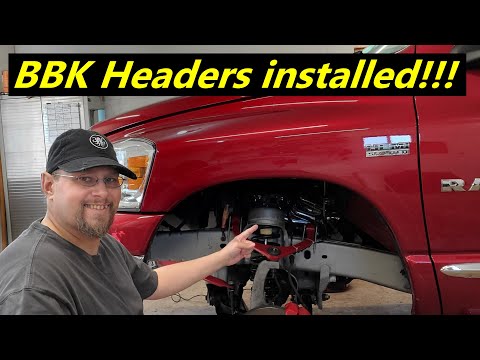 Installing BBK Shorty Headers on Dodge Ram - Bad Wrench