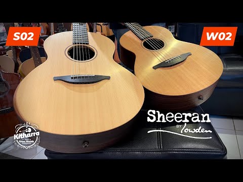 Guitar Comparison Sheeran by Lowden "S02 & W02" | Kitharra Guitar Shop & Service