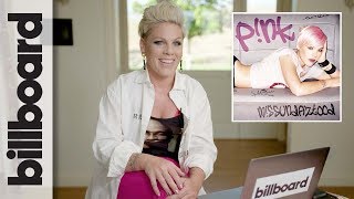 P!nk Reacts To Her First Music Video, That Iconic 2010 Grammys Performance &amp; More | Throw It Back