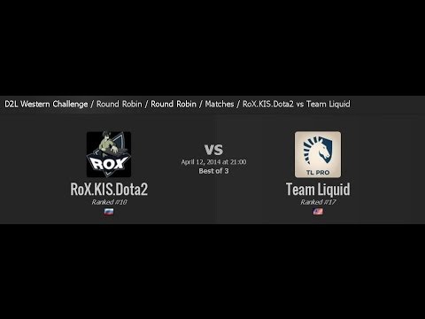 Dota2 - RoX.KIS.Dota2 vs Team Liquid [D2L] Caster Pingac