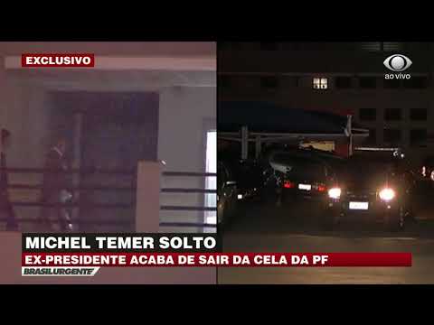 Michel Temer é solto pela Justiça