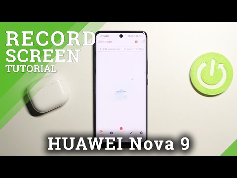 How to Change Screen Recorder Sound Settings in HUAWEI Nova 9 - Screen Recorder Settings