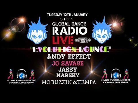 Dj Andy Effect Jo Savage Evolution Bounce Mc's Rockeye Buzzin-Mc & Tempa @ GDHQ 12.01.2016