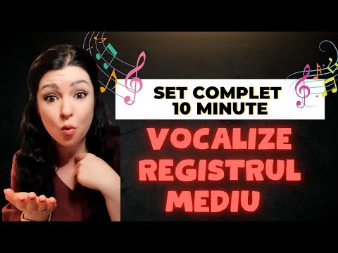 1️⃣0️⃣ minute Vocalize Registrul Mediu - primele vocalize ale zilei ☀️