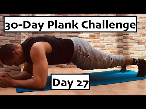 30-Day Plank Challenge - Day 27 (PT James 3️⃣0️⃣-Day Challenges)