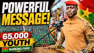 Ibrahim Traore Delivers Powerful Message to 65,000 Youth at Patriotic Ceremony - FULL SPEECH ENGLISH