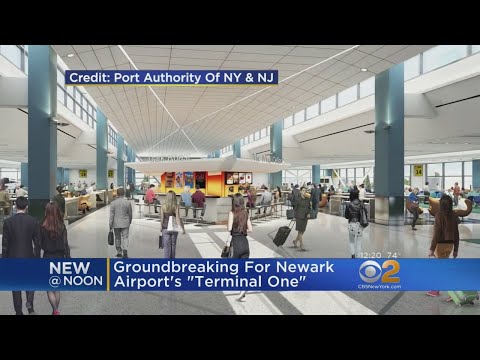 Groundbreaking For New Terminal At Newark Airport