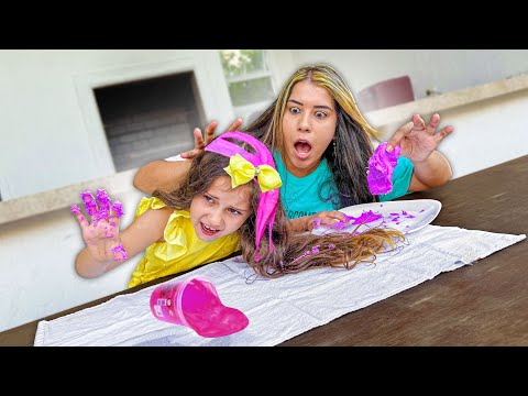 A SLIME FELL IN MY LITTLE SISTER'S HAIR AND SOMETHING TERRIBLE HAPPENED!