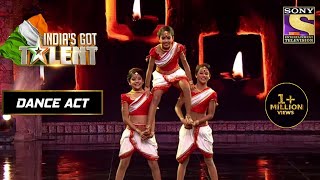 This Trio Delivers An Acrobatic Act On "Dola Re" | India's Got Talent Season 8 | Dance Act