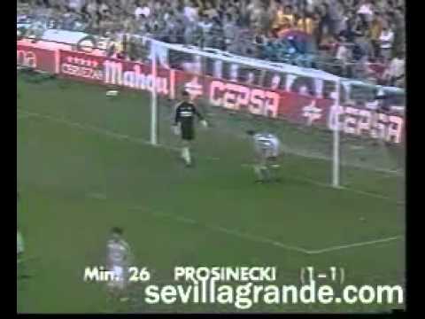 Gol de Prosinecki de penalti Sevilla vs. Betis 1996/97