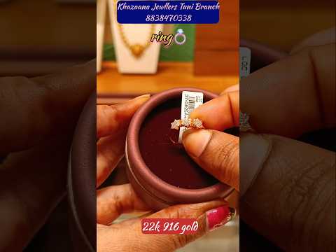 Lightweight gold ring😍 from khazaana Jewllers #gold#ring#khazaana#ytshorts#shorts#youtubeshorts