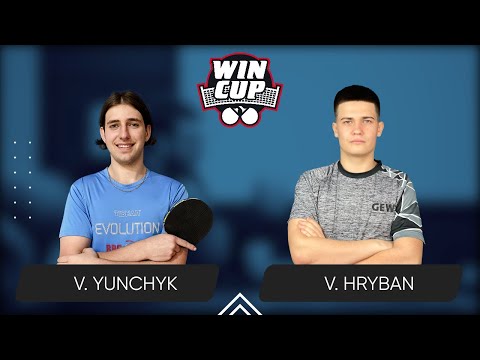 19:00 Valentyn Yunchyk - Vadym Hryban West 5 WIN CUP 16.08.2024 | TABLE TENNIS WINCUP