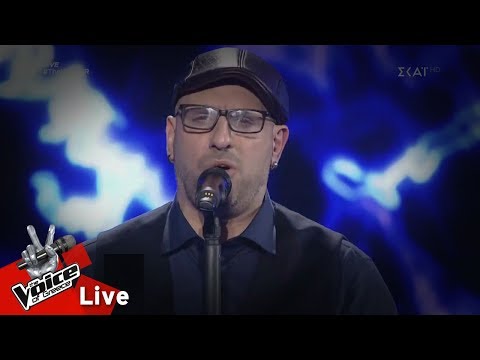 Dimitris Karagiannis - They Won't Go When I Go | 1o Live | The Voice of Greece