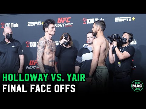 Max Holloway vs. Yair Rodriguez Final Face Off | UFC Vegas 42
