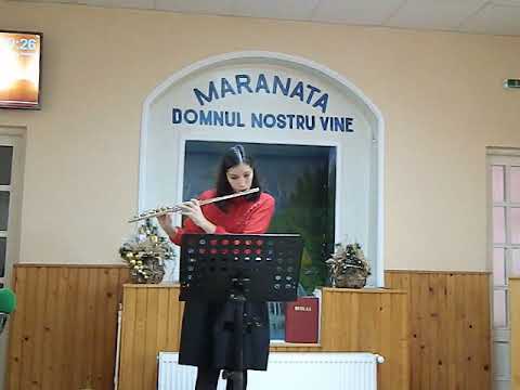 Rebeca Cicai la flaut