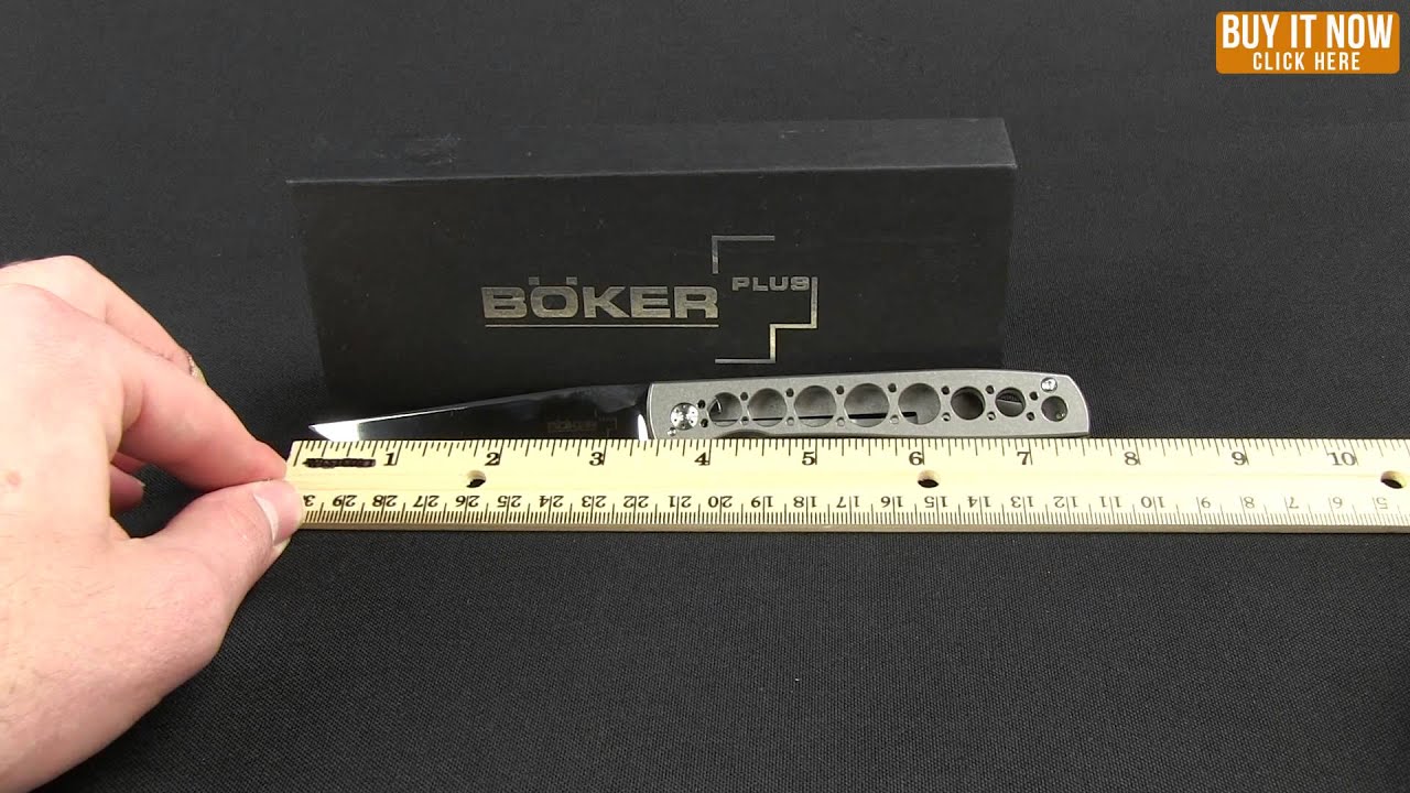 Boker Plus Urban Trapper Frame Lock Knife (3.5" Satin) 01BO730 Brad Zinker