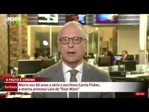 Jorge Pontual makes a joke about Carrie Fisher's death