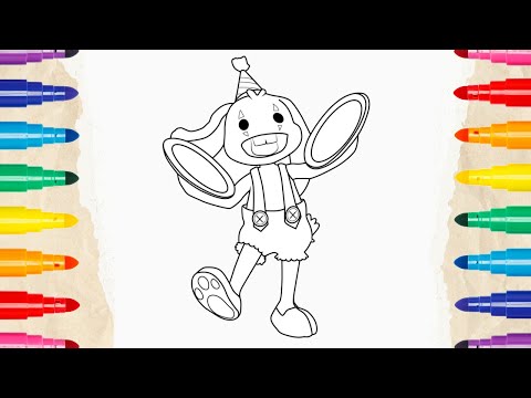 POPPY PLAYTIME BUNZO BUNNY COLORING PAGES | HOW TO COLORING BUNZO BUNNY