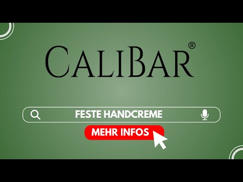 Feste Handcreme von Calibar Naturkosmetik