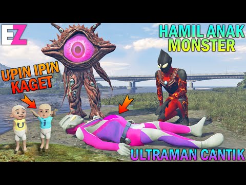 ULTRAMAN CANTIK HAMIL ANAK MONSTER, UPIN IPIN KAGET - GTA 5 BOCIL SULTAN