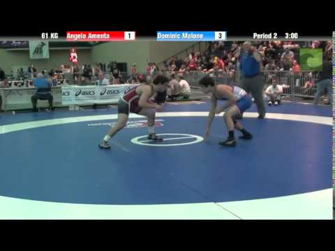 61 KG Angelo Amenta vs  Dominic Malone